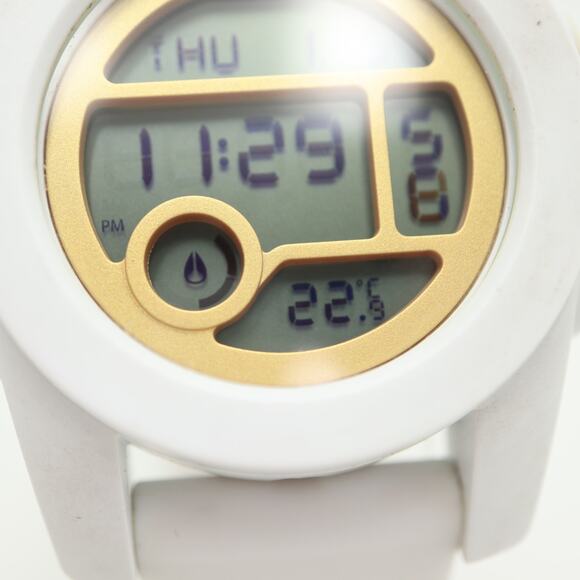 Nixon That's What She Said Unit 40 White Mens Digital 44mm Watch w New Battery - Picture 9 of 15